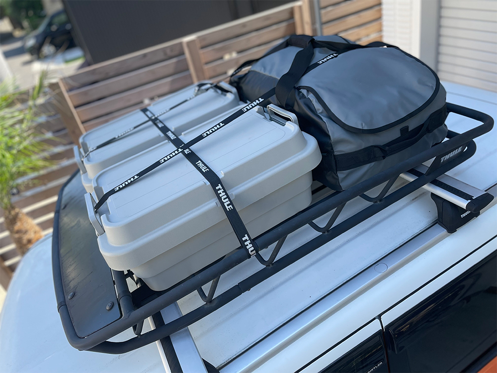 ルーフキャリア(ルーフラック)に載せて行こう｜トランクカーゴ × THULE 