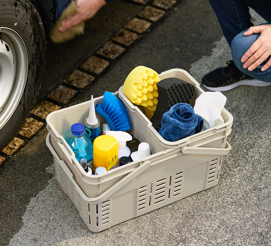 洗車道具収納イメージ